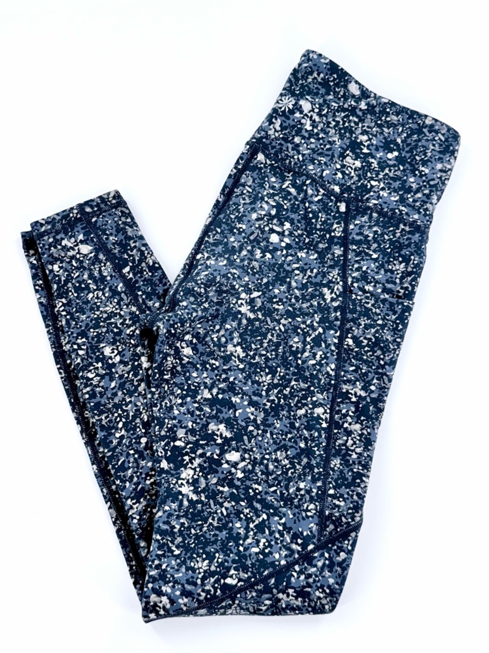 Athleta Leggings Small Blue High Rise Pocket Workout Yoga Pants Athleisure - Picture 2 of 9